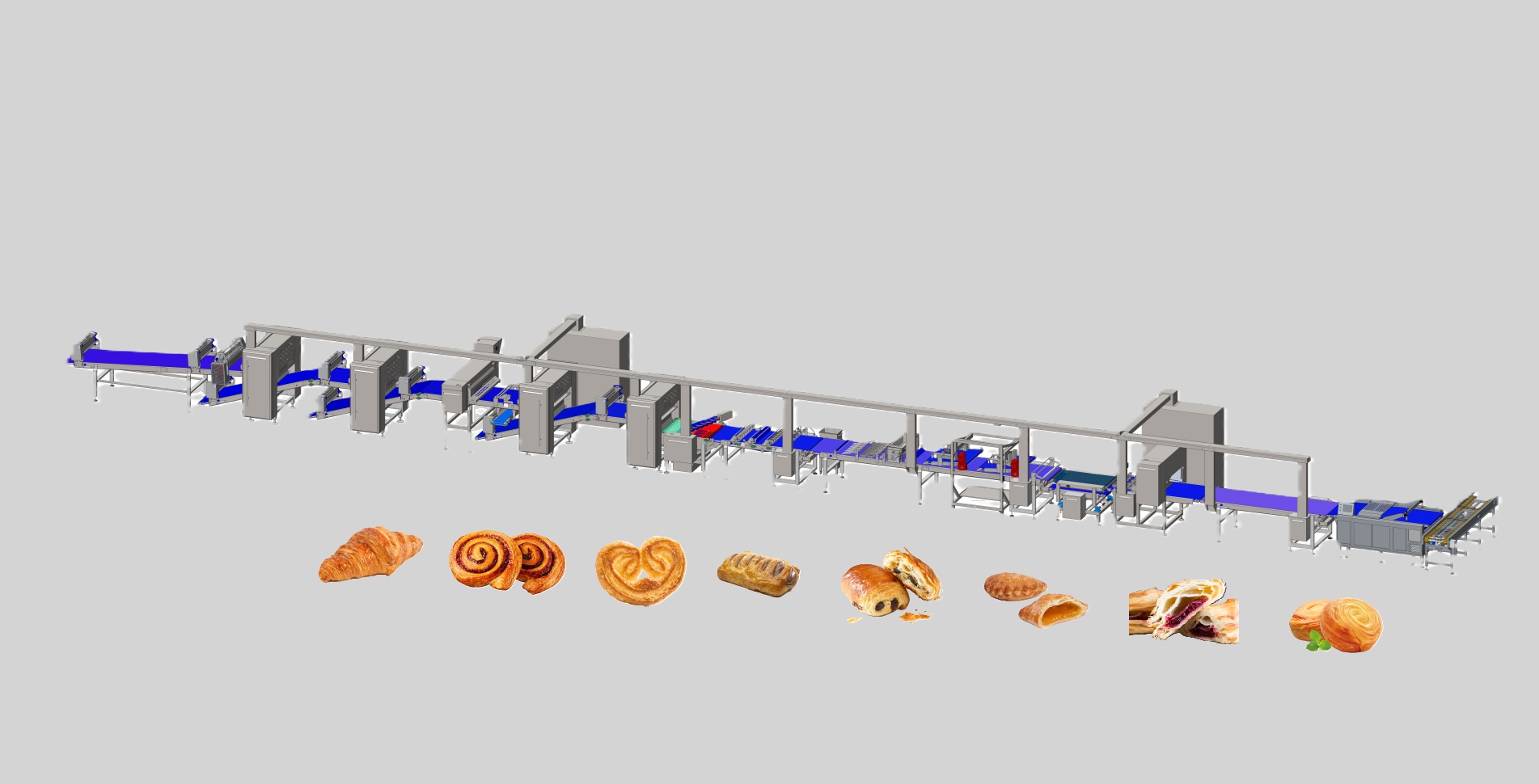 Ligne de confection de pâtisseries